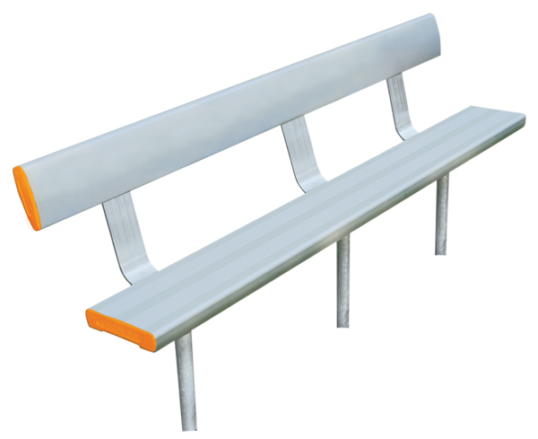 Felton Industries 2mtr in-ground bench seat with backrest