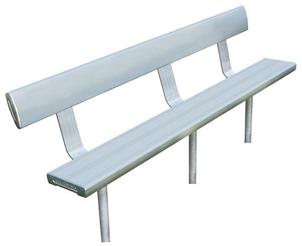Felton Industries 4mtr in-ground bench seat with backrest